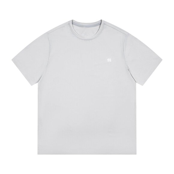 Light Grey Round Neck Quick-Drying Short-Sleeved T-Shirt Kolon Sport - Picture 1 of 5